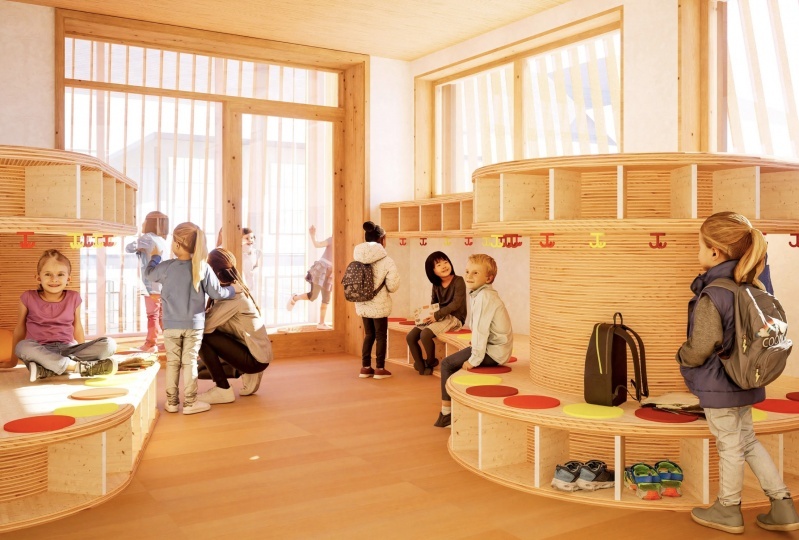В Мюнхене началось строительство детского сада по проекту Kéré Architecture