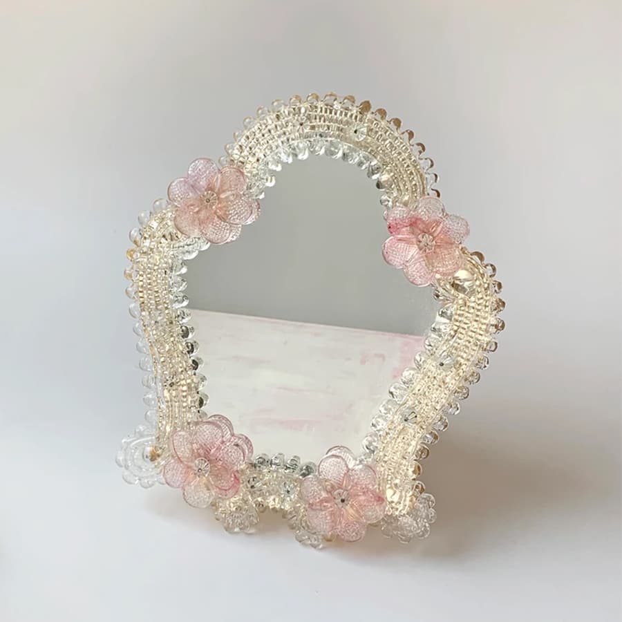 Зеркало из муранского стекла, Италия, 1960е