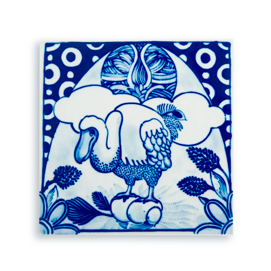 Extinct Animals Decorative Tile