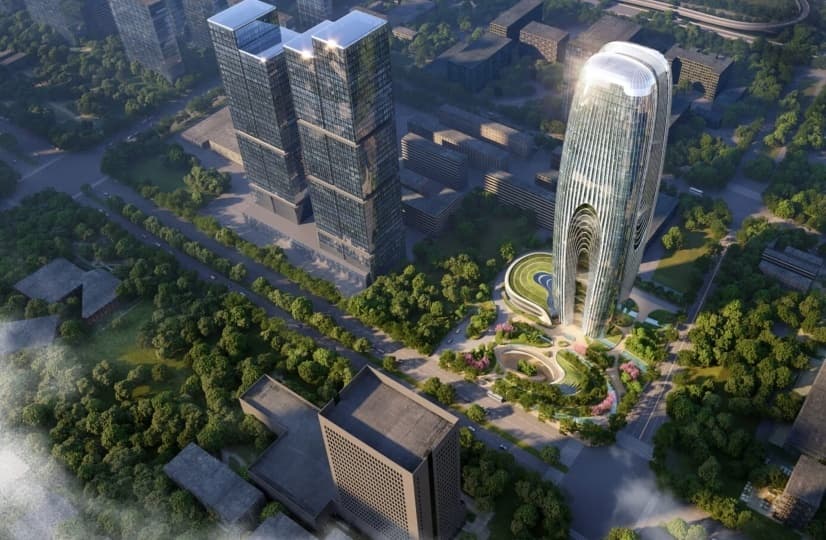 Zaha Hadid Architects возведут небоскреб в Сиане