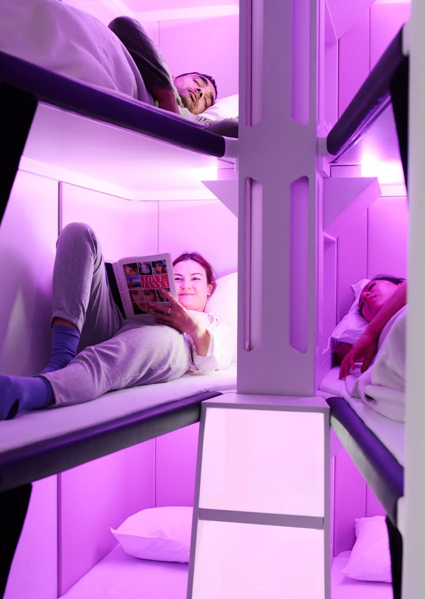 Спальные модули от Air New Zealand. Фото: Air New Zealand