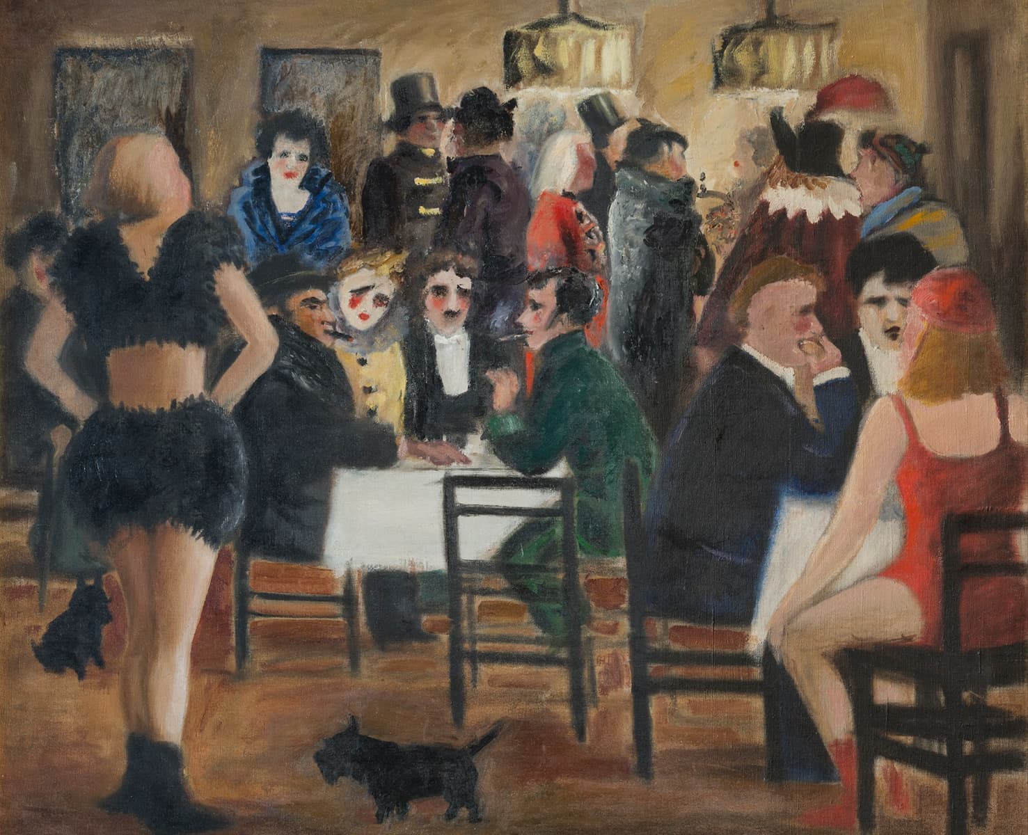 Карнавал. Конец 1920-х — начало 1930-х, Собрание Михаила Каменского, Москва. Неизвестный художник