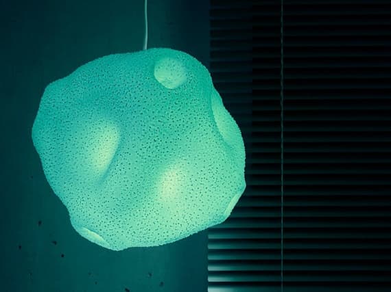 Швейцарские дизайнеры выпустили серию красочных 3D-ламп в виде пыльцы