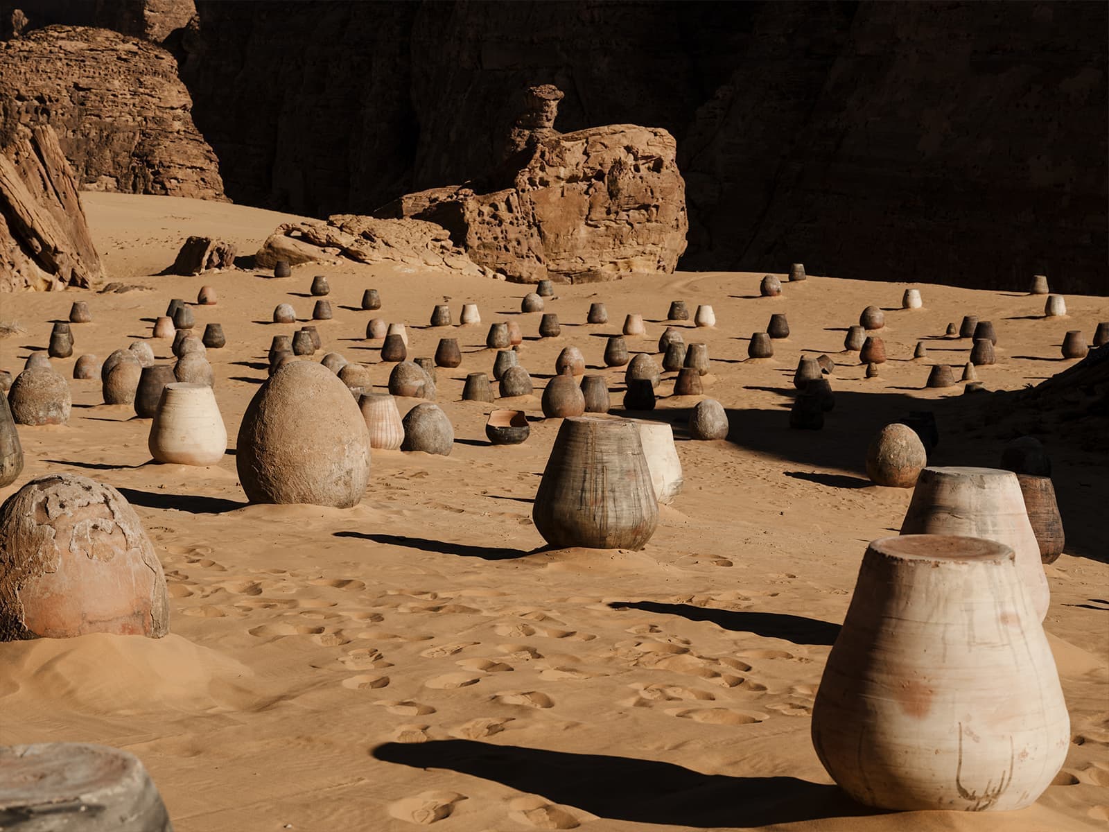 Desert X AlUla 2024: Dung Bara – The Rider Does Not Know the Ground Is Hot