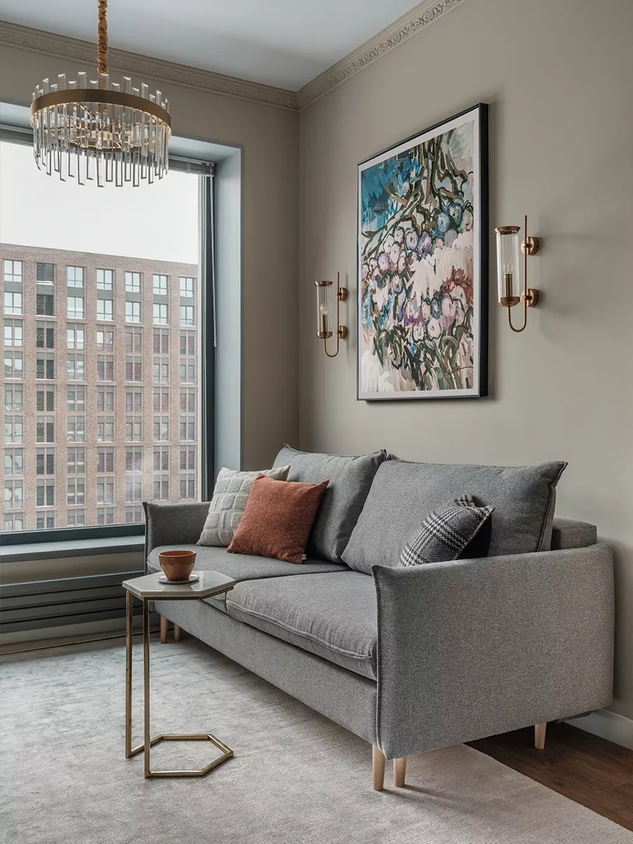 Кухня как сердце дома: акцентный гарнитур в интерьере небольшой квартиры — проект Али Башиловой