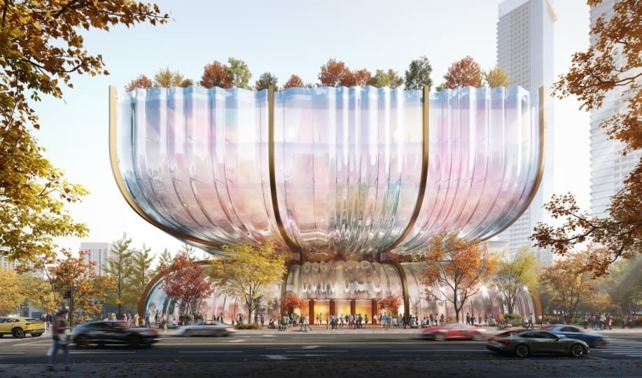 Heatherwick Studio спроектировала торговый центр в форме песочных часов