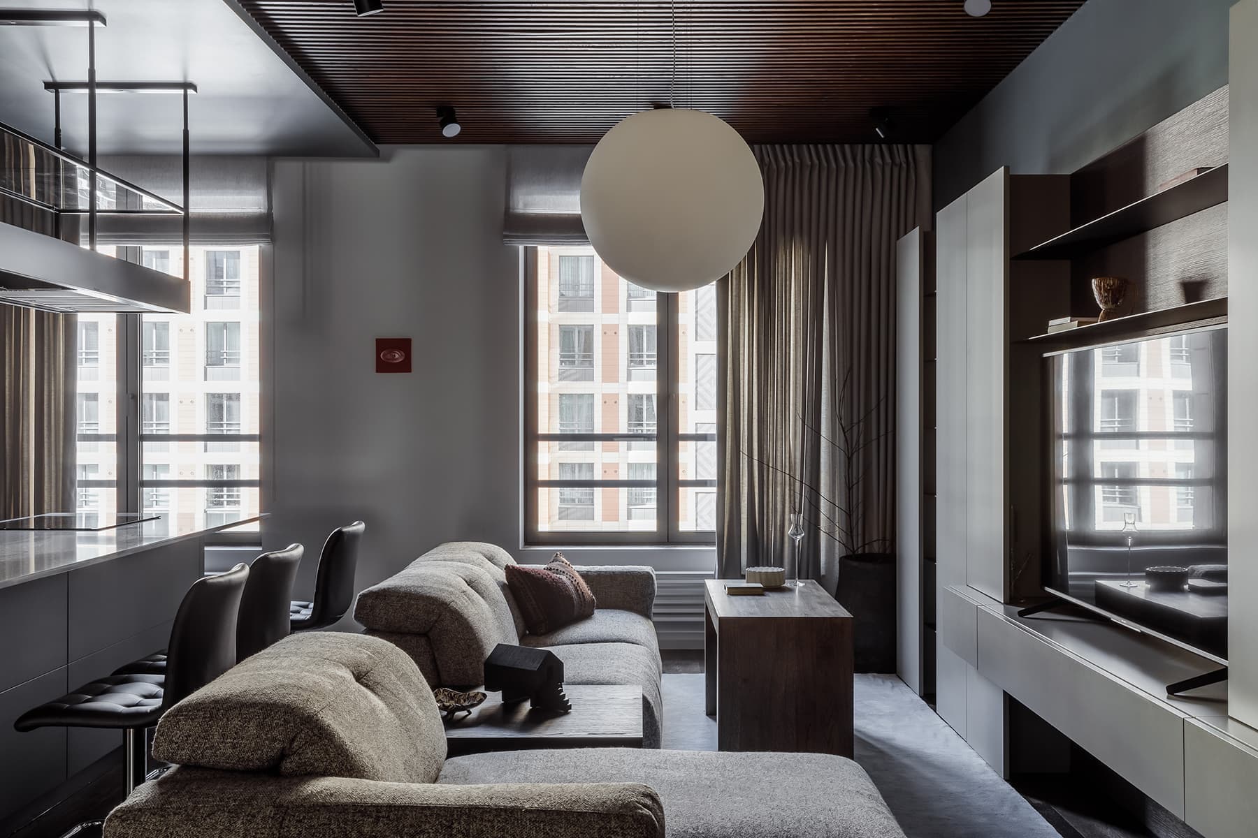 Умиротворяющий интерьер квартиры для семьи из трех поколений — проект Ксении Лысенко