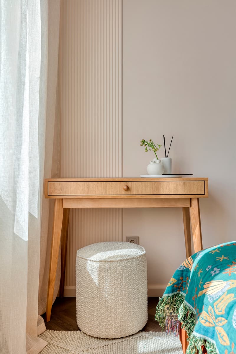 Современный интерьер небольшой квартиры для сдачи в аренду — проект Елены Бургонской