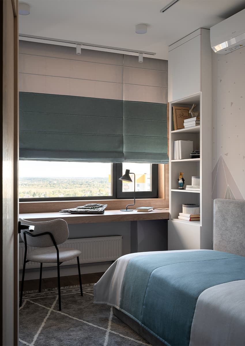 Гостеприимный интерьер квартиры с оригинальным несущим пилоном — проект Анны Лисимовой