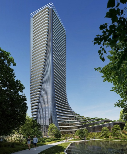 В Тбилиси появится небоскреб с каскадными террасами по проекту Zaha Hadid Architects