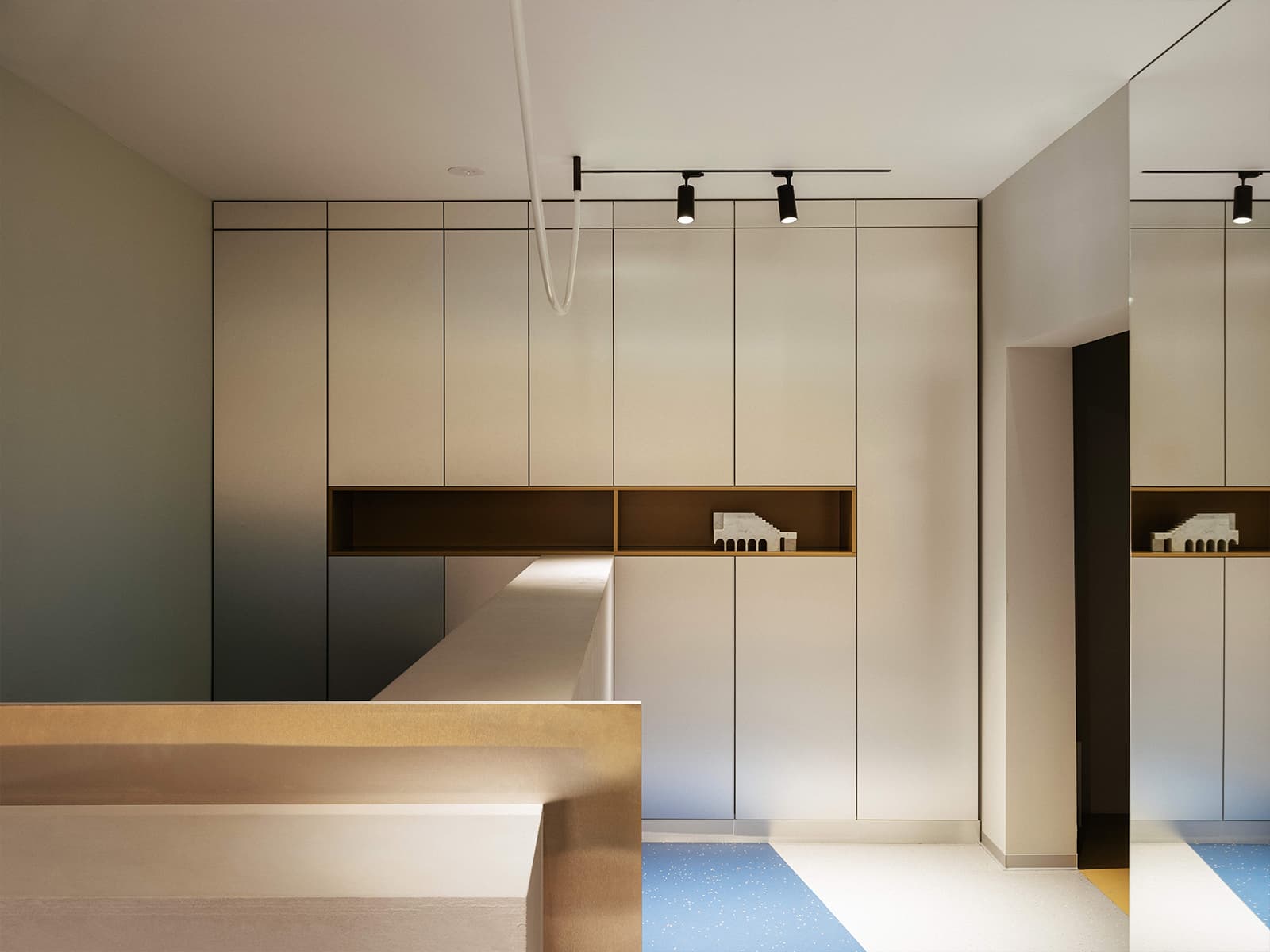 Небанальный интерьер стоматологии с продуманными зонами для сотрудников — проект студии Alina Sulina Design