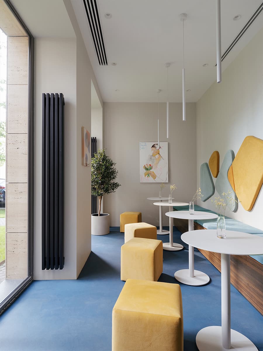 Небанальный интерьер стоматологии с продуманными зонами для сотрудников — проект студии Alina Sulina Design