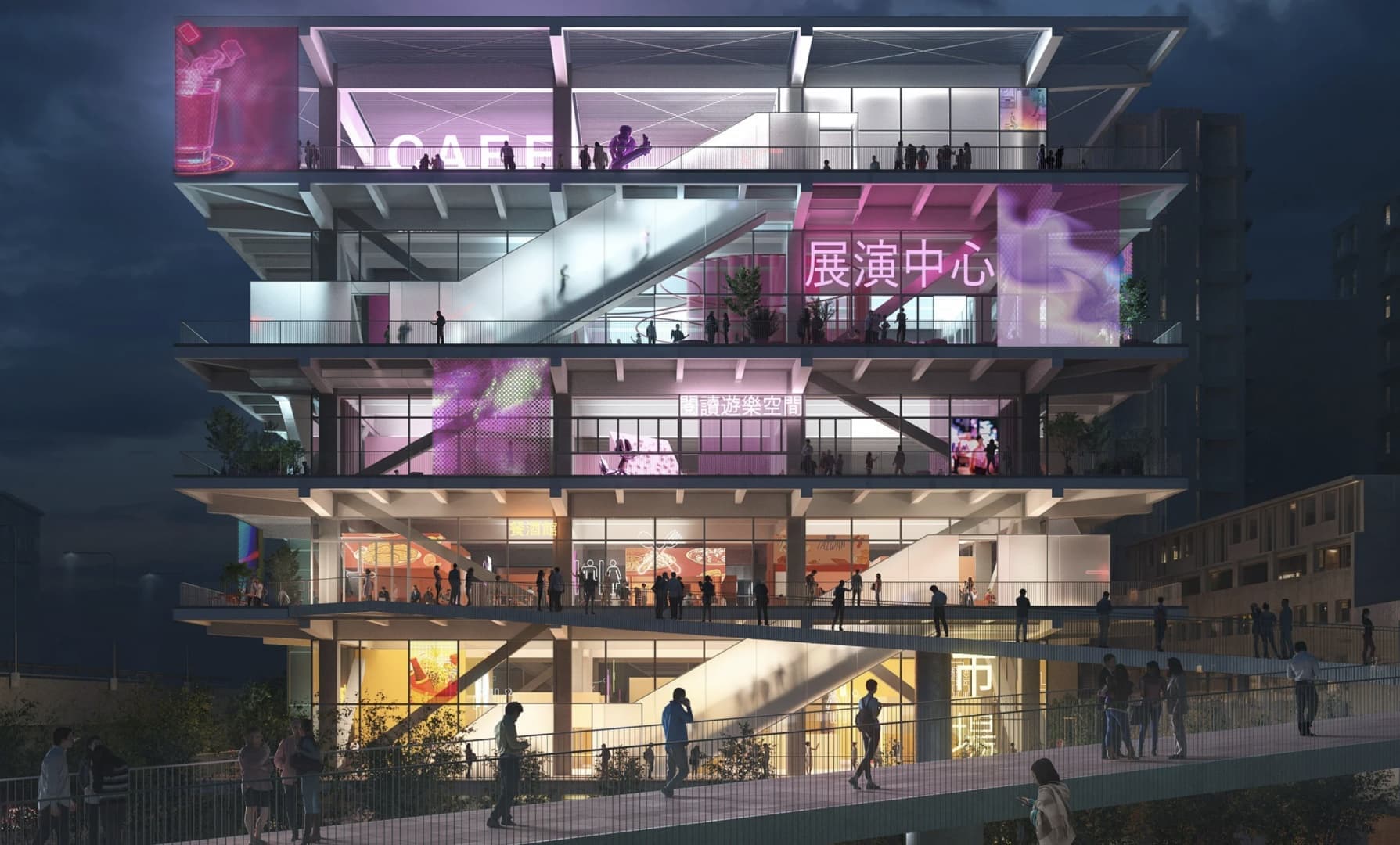 Студия MVRDV показала проект гибкого торгового пространства на Тайване