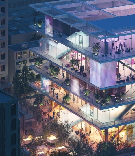 Студия MVRDV показала проект гибкого торгового пространства на Тайване