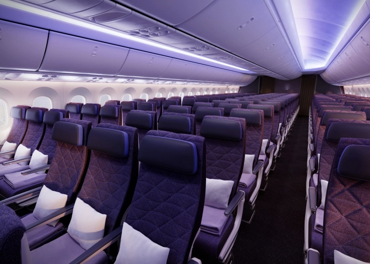 Студия PriestmanGoode оформила салон самолета новой авиакомпании Riyadh Air