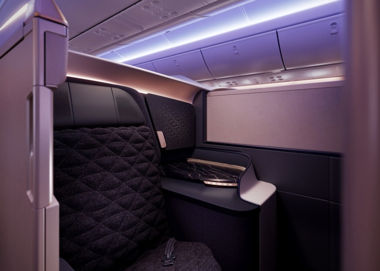 Студия PriestmanGoode оформила салон самолета новой авиакомпании Riyadh Air