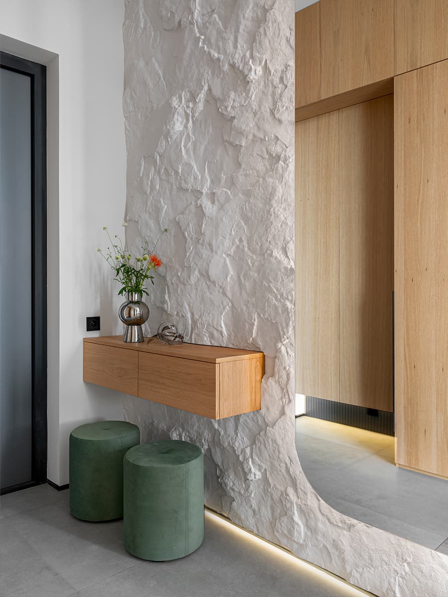 Воздушный интерьер квартиры с панорамным видом на Москву — проект Оксаны Галактионовой