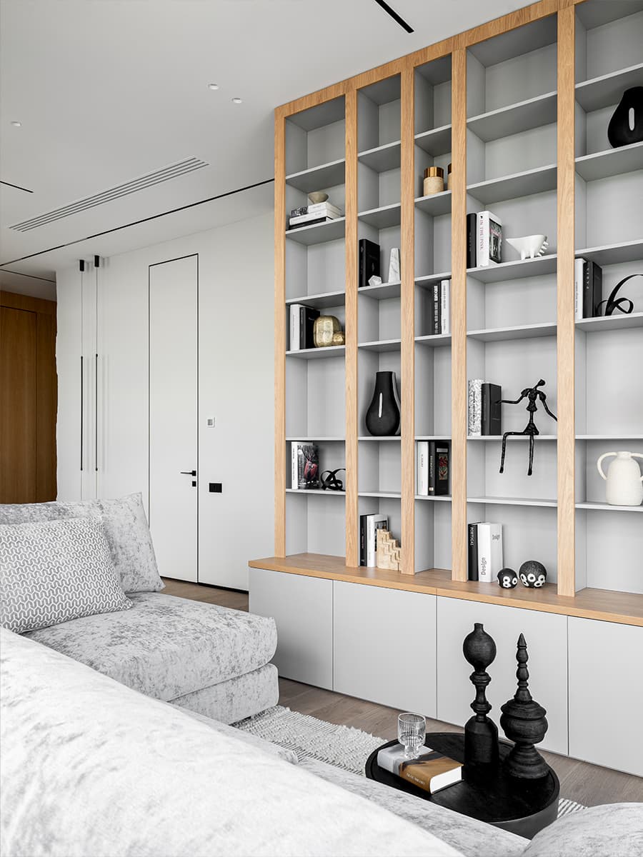 Воздушный интерьер квартиры с панорамным видом на Москву — проект Оксаны Галактионовой