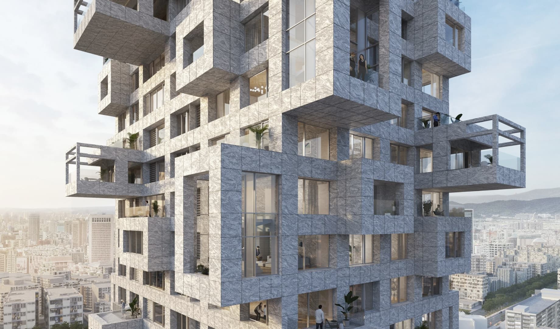 Out of the Box: новый жилой комплекс по проекту MVRDV в Тайбэе