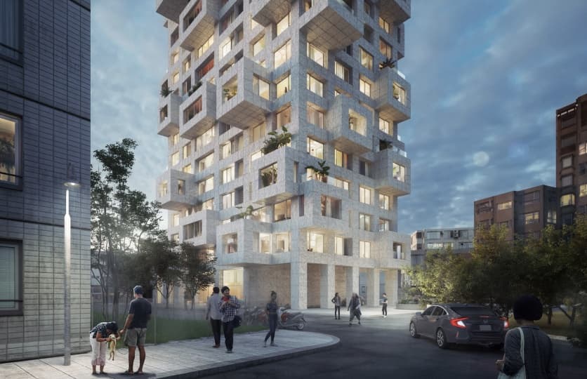 Out of the Box: новый жилой комплекс по проекту MVRDV в Тайбэе
