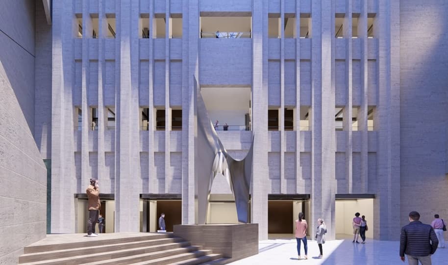 Studio Libeskind трансформирует офисное здание в Антверпене в культурный центр