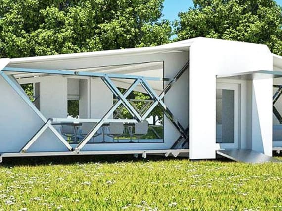 Архитекторы Ten Fold Engineering придумали компактный складной дом Архитекторы Ten Fold Engineering придумали компактный складной дом