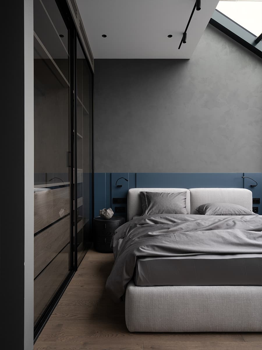 Двухуровневая квартира с полноценным мастер-этажом — проект студии дизайна «Сфера»