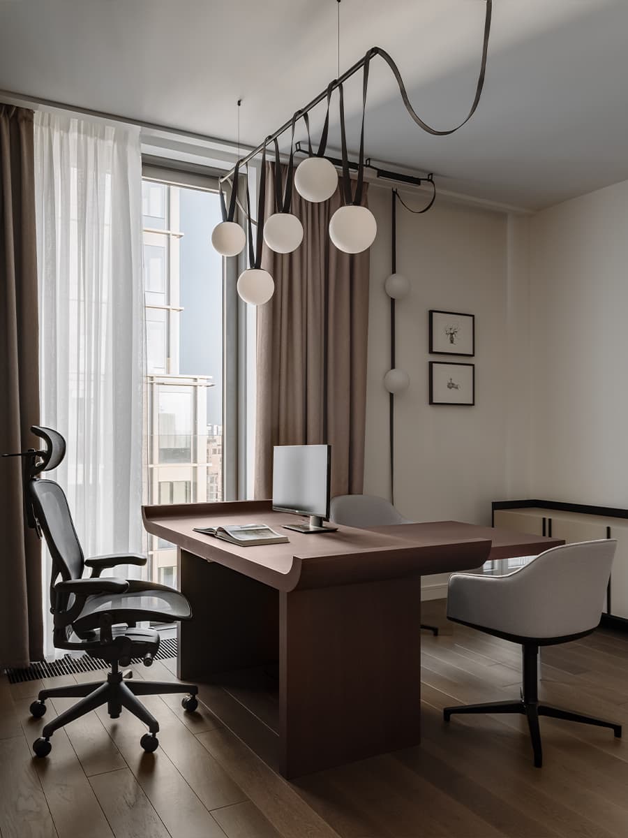 Расслабленный интерьер квартиры для двух студентов — проект Александры Останковой