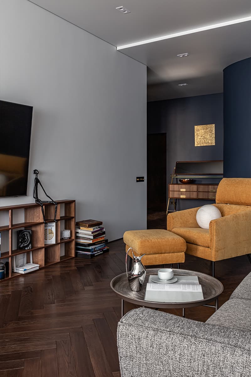 Эклектичный интерьер квартиры на стыке эпох — проект Анастасии Федоровской