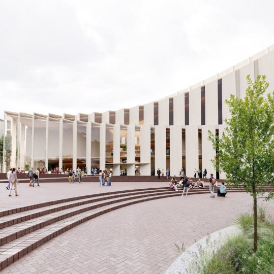 Benthem Crouwel Architects и Snøhetta построят культурный центр в Нидерландах