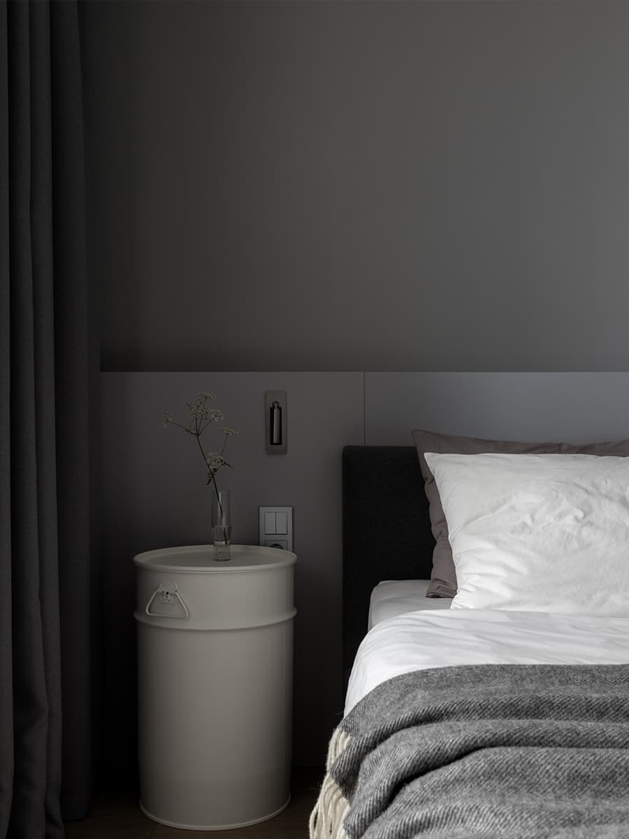 Люстра в виде молнии в интерьере видовой квартиры — проект Кати Чиж