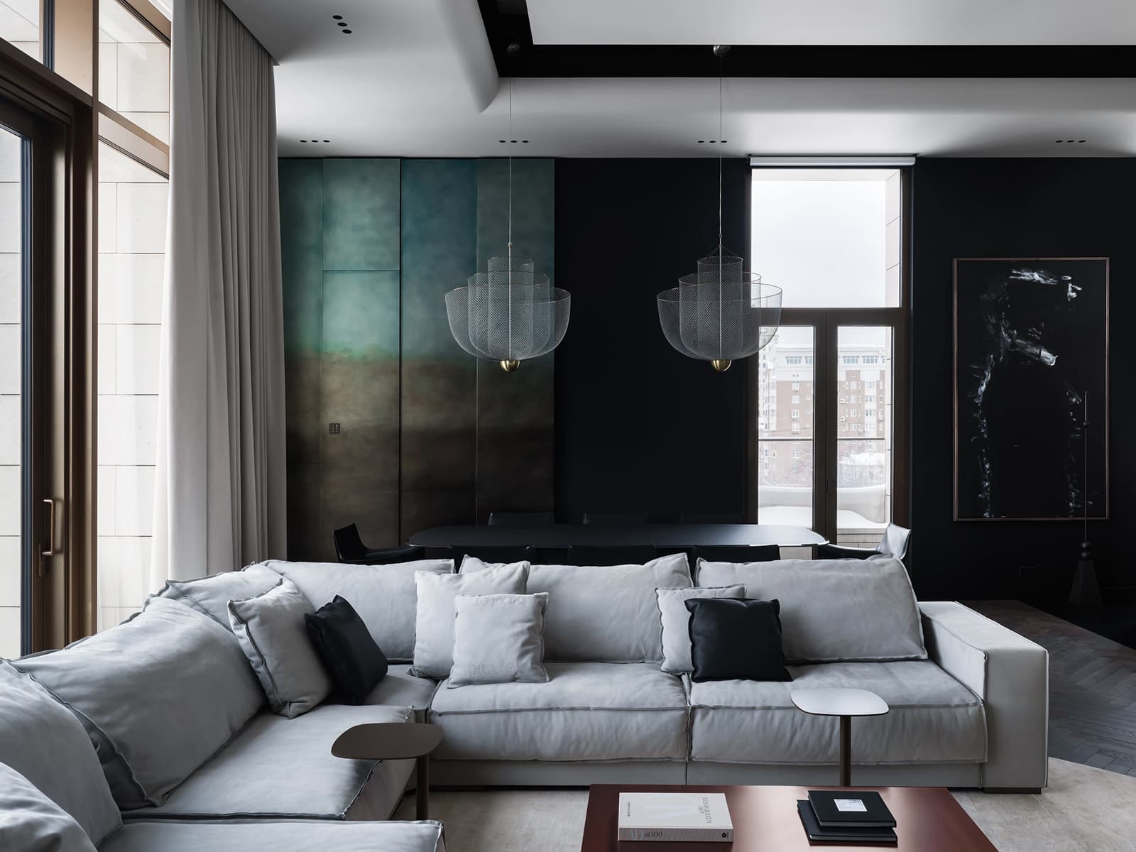 Респектабельный интерьер двухэтажного пентхауса в столице — проект ANRE ARCHITECTS