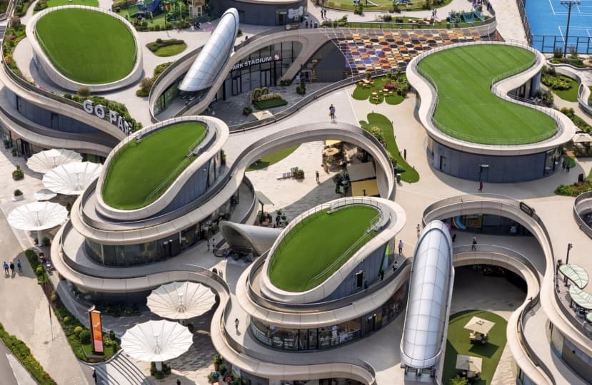 Zaha Hadid Architects построили развлекательный комплекс в Гонконге