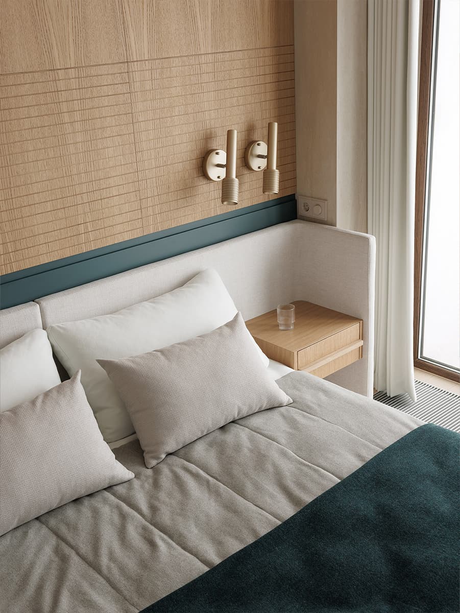 Наполненный теплом интерьер квартиры на берегу Финского залива — проект Background Studio