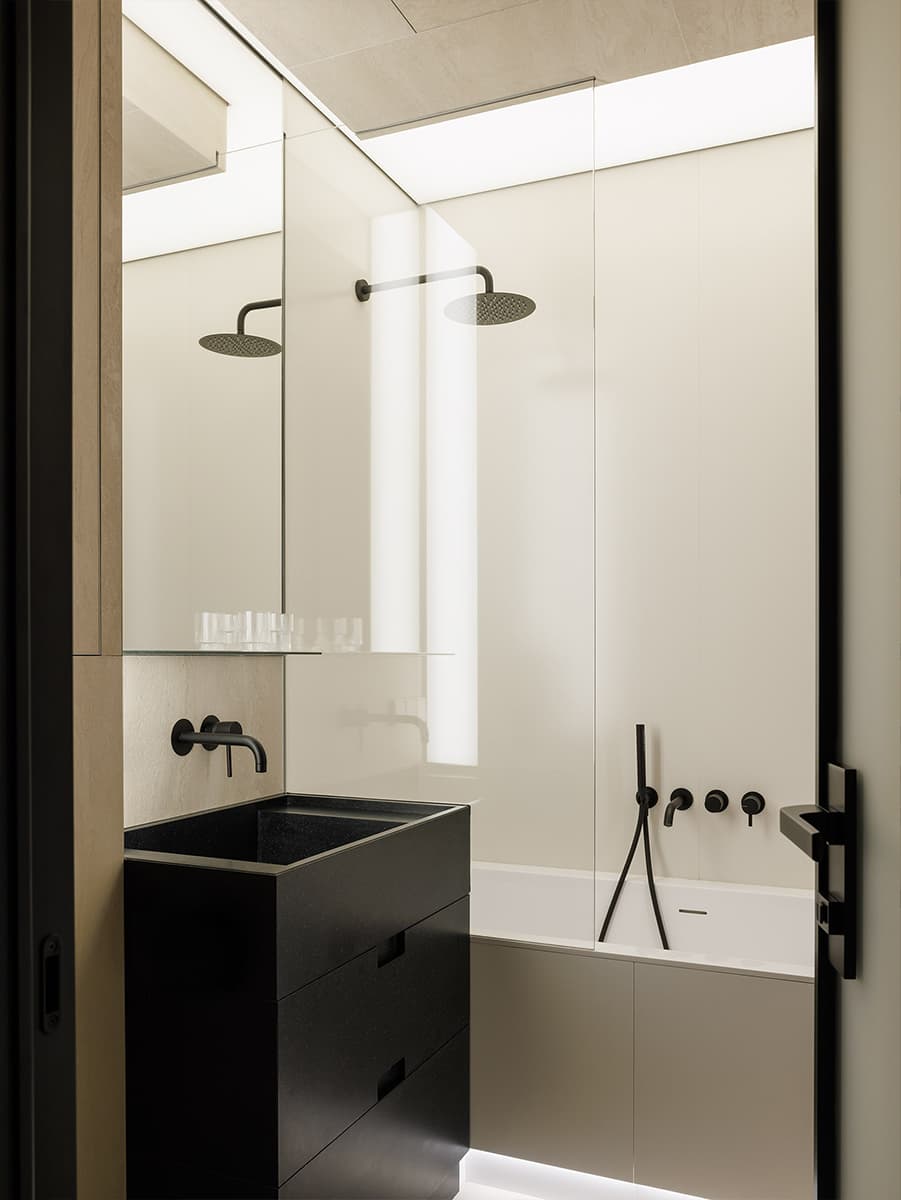 Наполненный теплом интерьер квартиры на берегу Финского залива — проект Background Studio