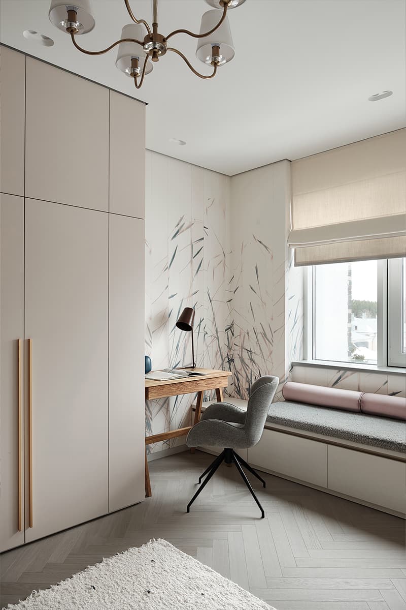 Мягкие природные краски в интерьере семейной квартиры в Перми — проект Lebedeva Project