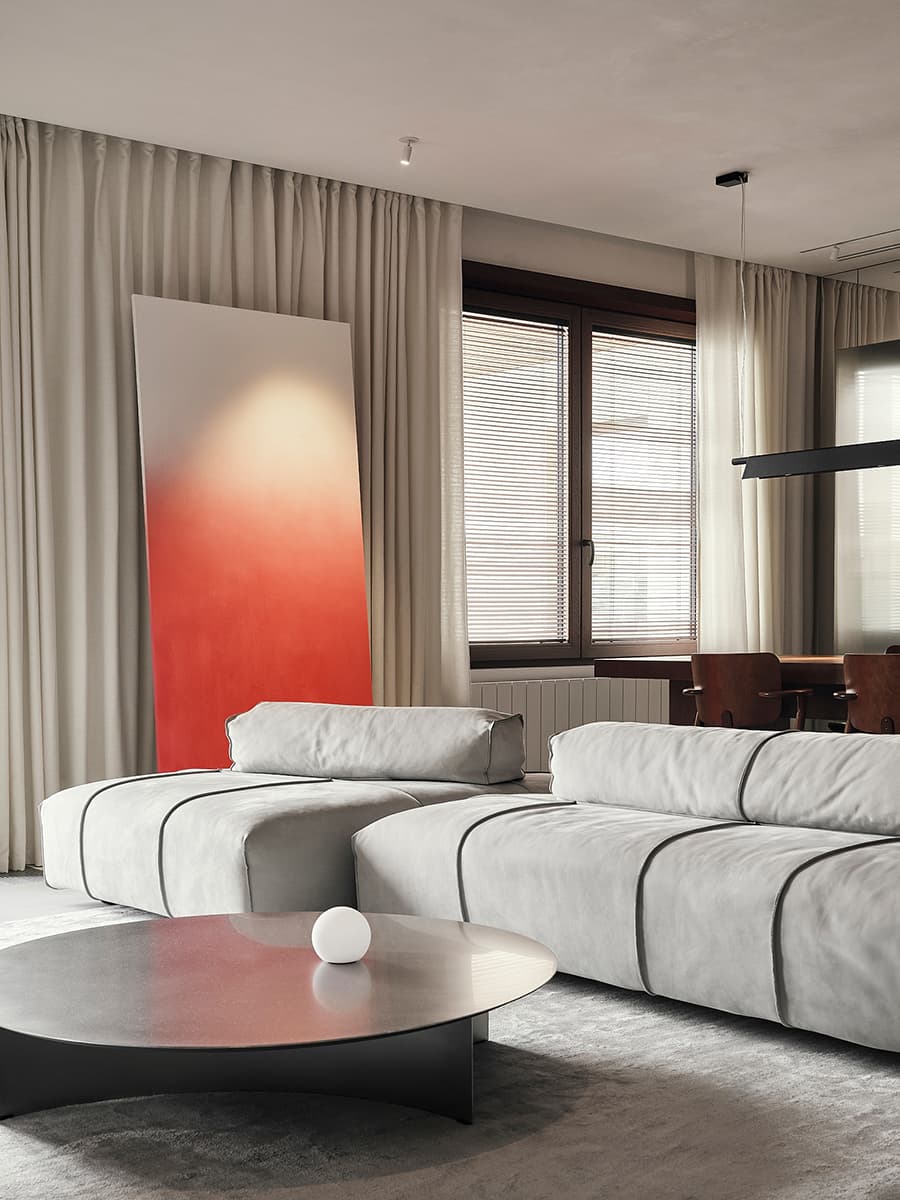 Эклектичный интерьер семейной квартиры с петербургским характером — проект DA Bureau