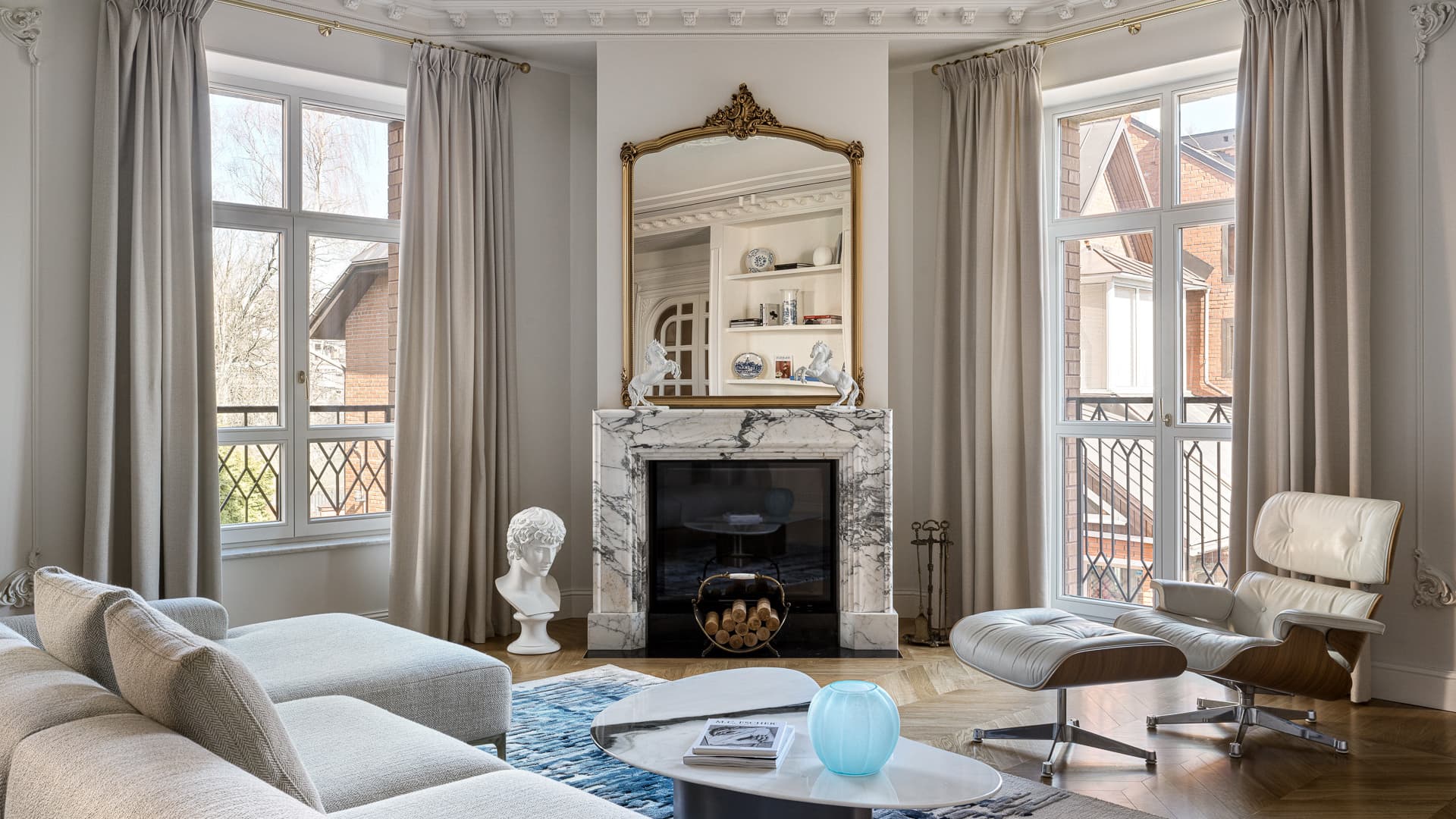 Элементы французского стиля в интерьере петербургской квартиры — проект студии Twins Элементы французского стиля в интерьере петербургской квартиры — проект студии Twins