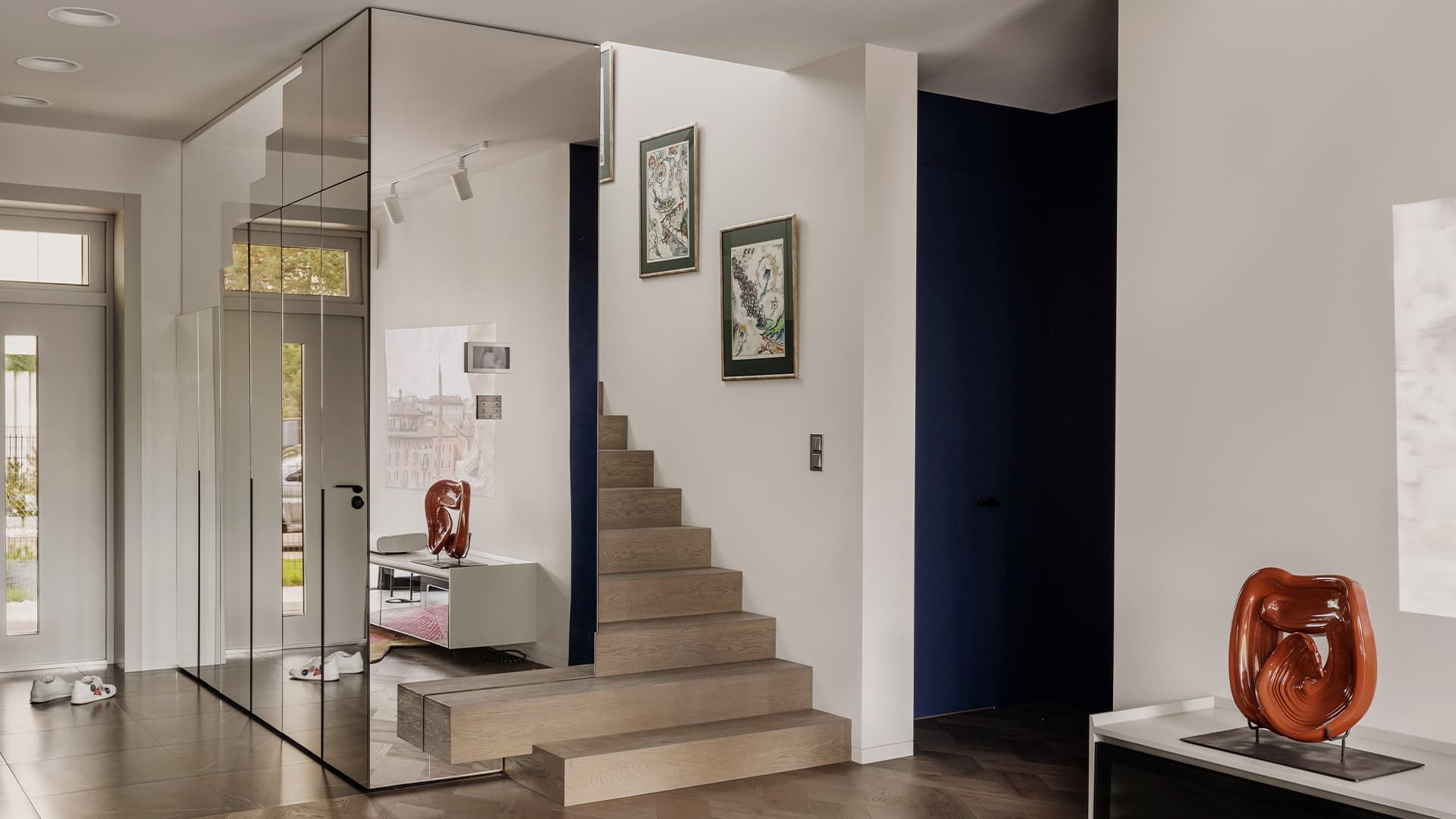 Двухэтажный дом с террасой в Минске — проект Татьяны Гузик и Татьяны Синицевой Двухэтажный дом с террасой в Минске — проект Татьяны Гузик и Татьяны Синицевой