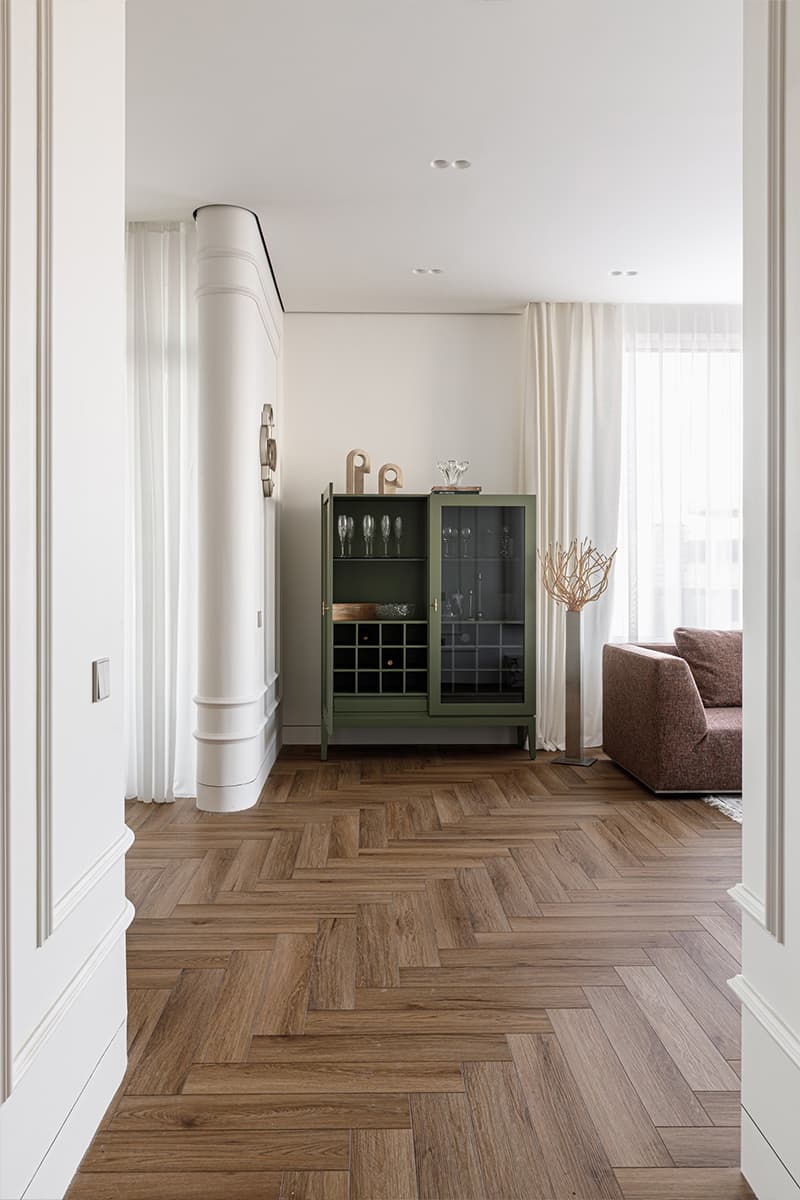 Воздушный интерьер квартиры для девушки — проект Ляззат Бисембиной