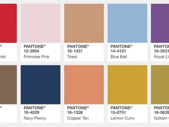 Pantone назвал цвета осени 2017