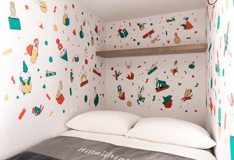 Капсульный отель Hotel Millennials Shibuya в Токио