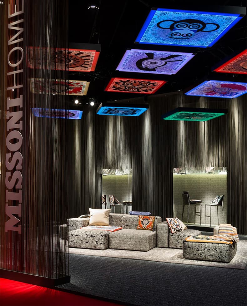 Стенд Missoni Home на ярмарке Maison & Objet в январе 2018
