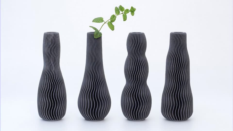 Ваза Wave : 10 интересных 3D-моделей в свободном доступе