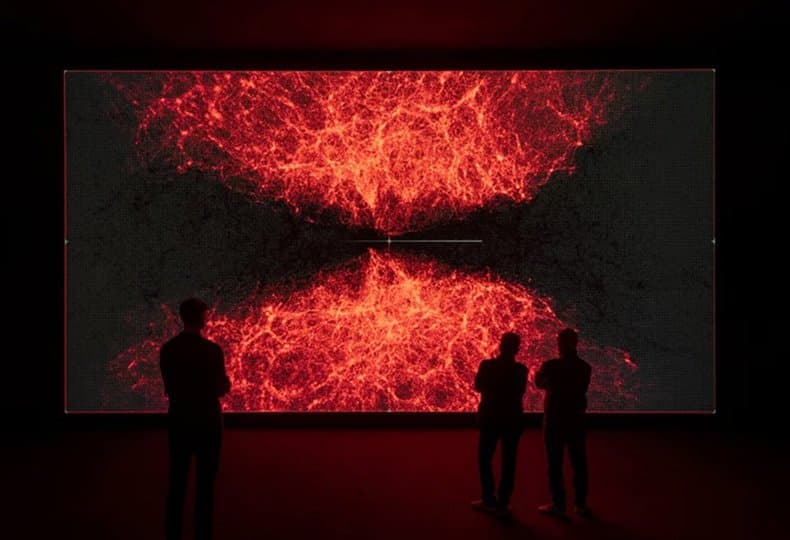 Арсенале. Фото: Ryoji Ikeda Studio
