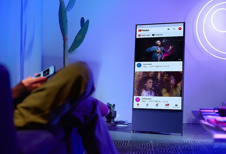 Sero – 4K-телевизор от Samsung с вращающимся экраном