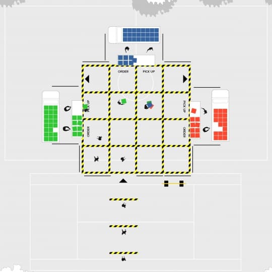 Shift Architecture Urbanism спроектировала модель рынка с социальным дистанцированием