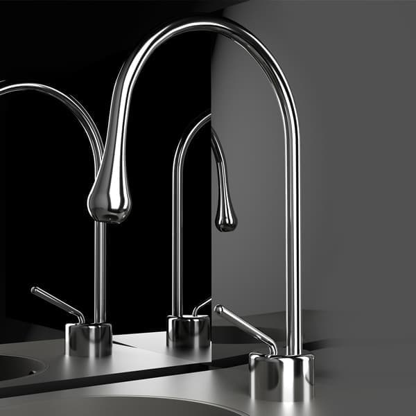Смеситель для раковины (хром) GESSI Goccia