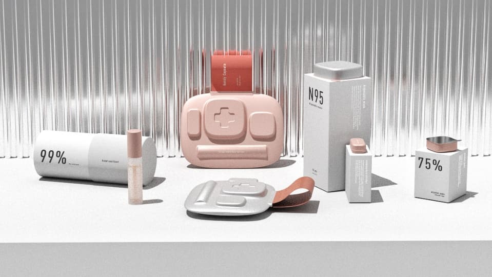 Компактный гигиенический набор Handy Capsule от Кирана Чжу Компактный гигиенический набор Handy Capsule от Кирана Чжу