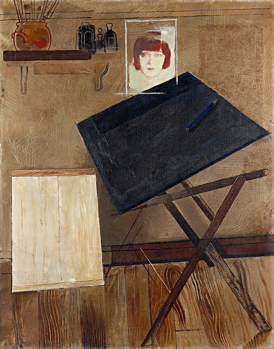 Мастерская. Около 1925. Частное собрание